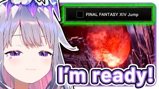 Biboo tries to dodge Ecliptic Meteor with the FFXIV jump but... 【Hololive EN】