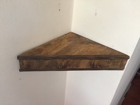 Making Floating Corner Shelves Making Floating Corner Shelves