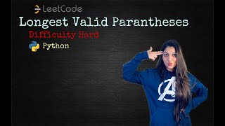 Leetcode 32. Longest Valid Parentheses (Python)