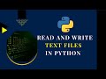 How to Read and Write Text Files in Python