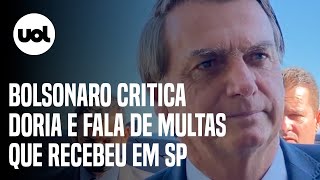 Bolsonaro volta a atacar Doria: 'Aumentou ICMS de tudo, menos do Hipoglós'