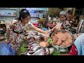 Market show: Fish and fish eggs cooking by Mommy chef - Countryside life TV