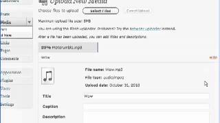Wordpress - audioplayer installation tutorial