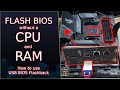 Flash your BIOS without a CPU and RAM with USB Bios Flashback!