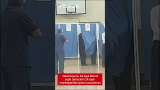 Xətai Rayonu 33 saylı birinci seçki dairəsinin 24 saylı məntəqəsində qanun pozuntusu