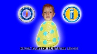 Huge Dinosaur Surprise Egg! Easter Imaginext! Jase's Toy Box