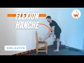 Stretching Flexion de Hanche et Ischio-jambiers debout sur une chaise