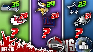 2022 NFL Week 16 PICKS, PREDICTIONS & PRIZES! TPS vs THE WORLD!!!