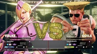 NobitaNian (Falke) vs Daigo Umehara (Guile)：NobitaNian（ファルケ）vs ウメハラ（ガイル）