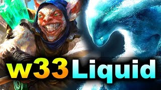 LIQUID W33 + MIRACLE- - W33 IN LIQUID! -  IMMORTAL MMR DOTA 2