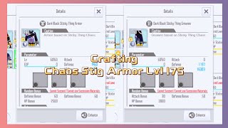 【SAOIF】Crafting Lv 175 Chaos Stig Armor