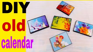 পুরোনো ক্যালেন্ডার দিয়ে ঘর সাজানোর আইডিয়া || Reuse old calendar || DIY idea || home decoration idea