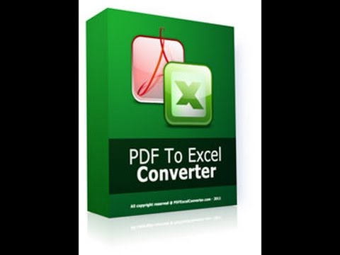 PDF To Excel Conversion Online For Free - YouTube