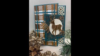 Deer Wishes Best Plaid Christmas Card using Stampin Up products! (Part ONE) PART 1