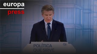 Feijóo avisa a PSOE y Vox sobre el nuevo decreto ómnibus: \