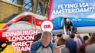 I beat UK's RIPOFF train fares to London by flying via ANOTHER COUNTRY!