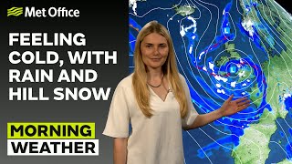 01/03/24 – Further rain and hill snow – Morning Weather Forecast UK – Met Office Weather