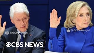 Videos of Bill and Hillary Clinton's Epstein testimony released by House panel