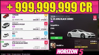 I got 999,999,999 CR with Rare Cars in Forza Horizon 5