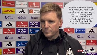 EDDIE HOWE REACTS: \