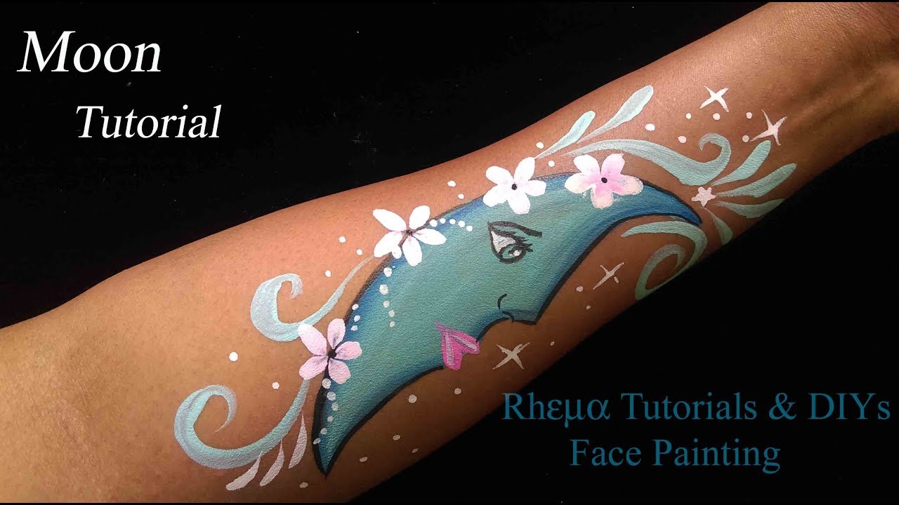 Face Painting Tutorial Moon Youtube Face Painting Tutorial Moon Youtube