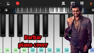 Darbar mass theme bgm thalaivar Rajinikanth bgm piano cover actor hanifa