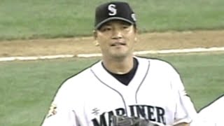 2001 ASG: Sasaki picks up the save for the American League