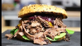 Dutch Oven WILD BOAR PULLED PORK - english Grill- and BBQ-Recipe - 0815BBQ