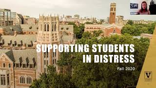 Supporting Students in Distress - Fall 2020