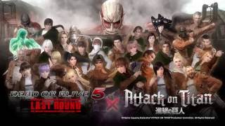 Dead or Alive 5 Last Round - Attack on Titan Mashup Set