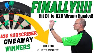 Darts Review Channel 43K Subscriber Giveaway Winners Video: Did You Guess The right number of Darts