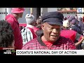 cosatu strike under way in the free state