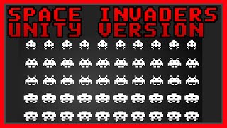 Remaking SPACE INVADERS (but cheaper) in Unity