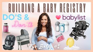 Baby Registry Do's and Don'ts Must-Haves | Building A Babylist Baby Registry For Baby #2 - Oh Mother