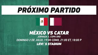 México vs Catar: Copa Oro