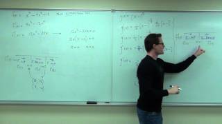 Calculus 1 Lecture 3.4:  The Second Derivative Test for Concavity of Functions