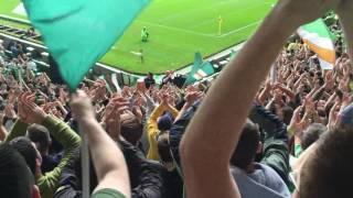 Celtic Standing Section - Green Brigade - Celtic vs Aberdeen