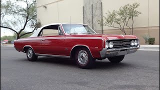 1964 Oldsmobile F-85 Cutlass 442 Convertible in Red \u0026 Engine Sound - My Car Story with Lou Costabile