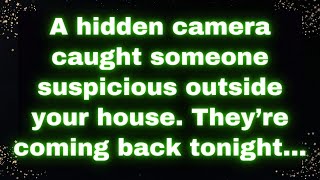 🚔 A hidden camera caught someone suspicious outside your house. They're coming back tonight... 🕶️🔦