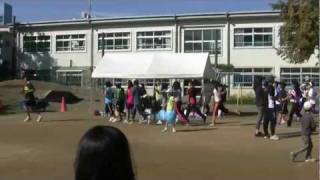 平成23年・第24回第四小校区地区民大運動会☆女子地区別対抗責任リレー☆