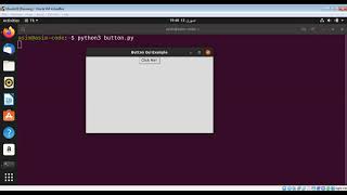 How to create Tkinter GUI app with Button in Python