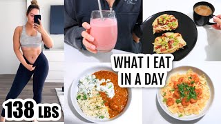 WHAT I EAT TO LOSE WEIGHT - How I Lost Weight At Home & Strawberry Shortcake Smoothie!
