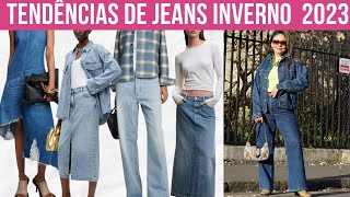 15 tendências de jeans para o INVERNO 2023 | Marcia Gabriel