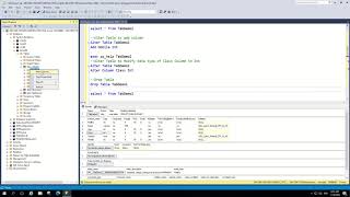 SQL Server Table - CREATE, ALTER, DROP With Example