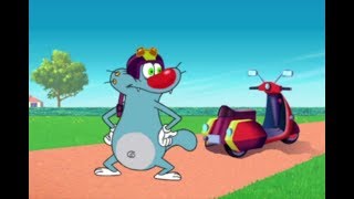 हिंदी Oggy and the Cockroaches - HIT THE ROAD OGGY! (S02E88)- Hindi Cartoons for Kids