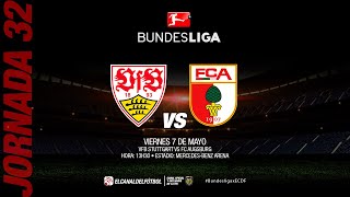 Partido Completo: Stuttgart vs FC Augsburg | Jornada 32 - Bundesliga