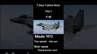 7 day 7 plane facts #aviation #shorts #military #airforce