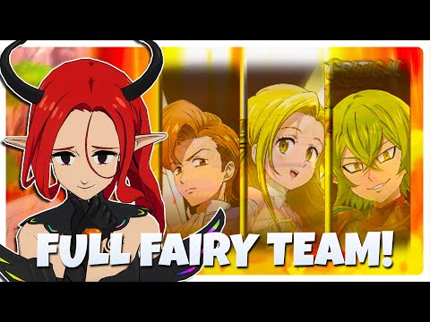I Used The Full Fairy Team With New Green Elaine So You Don't Have to… 7DS Grand Cross