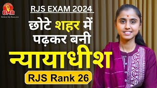 RJS Devyani Sharma  | RJS Rank 26 | RJS 2024 Topper Interview | Talks with BMR