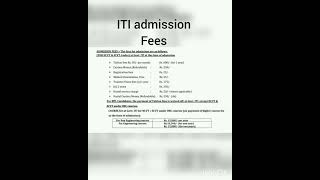 #iti ncvt and scvt admission fees 2023#youtubeshorts #youtubetranding #